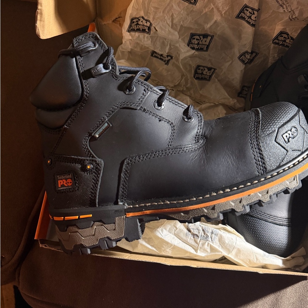 Timberland PRO Boondock 6" Black Work Boots